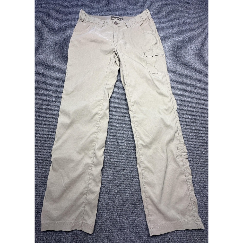 Bit & Bridle Pants Mens Medium‎ Khaki Nylon Cargo Hiking Outdoor Pockets